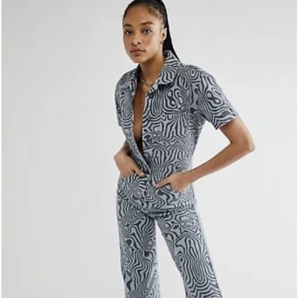 The Ragged Priest Swirl Jumpsuit Sz S